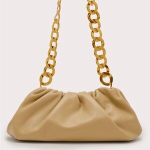 NWT Cult Gaia Dulce Shoulder Bag In Color Sand